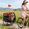 Dog bike trailer, pet bike bike holder