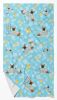 Brown French Bulldog in Bathtub Bath Towel Large Oversized Plush Fitness Body Towel, Ultra Soft Absorbent Quick Drying, 42"L x 24"W