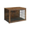 Dog Kennel Furniture, Wooden Dog Crate End Table, Heavy Duty Dog Crate