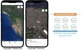 Trace Using Pet Route History w/ Mini Dog Tracker Device + Mobile Apps Size:L